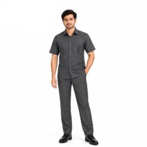 Carbon Grey Safari Suit